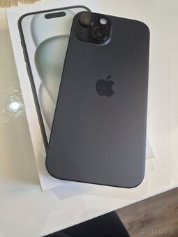 Apple 15 -Black-128gb TOP STAV