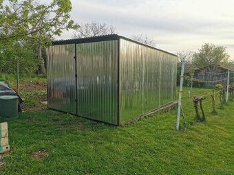 Plechová garáž 3x5m