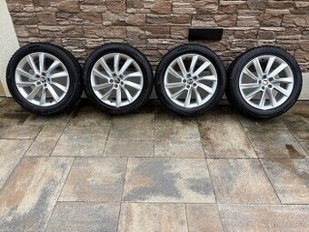 ZIMNÁ SADA SKODA 5x100 R17 + ZIMNÉ PNEU HANKOOK 205/55 R17
