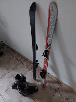 Detské lyže Blizzard 120cm, lyžiarky, paličky