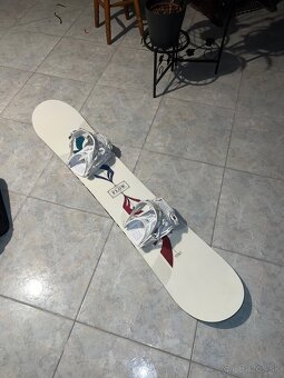 Snowboard+ viazanie Flow Venus White