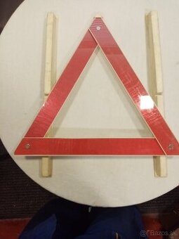 dobový výstražný trojuholník - retro, k veteránu