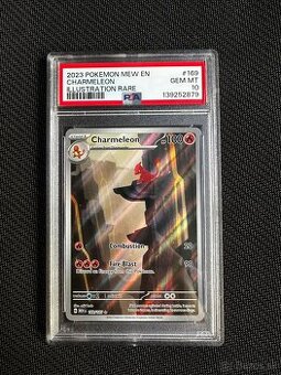 151 (MEW)	graded pokemon card slab	Charmeleon 	169	psa 10