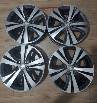 Originál hliníkové disky Peugeot, vhodné aj na Citroen