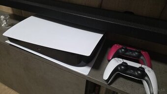 Ps5 digitálna verzia + 2 ovládače