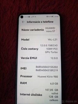 Predám huawei nová 5 T