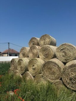 Seno z prvej kosby 2025 – veľké balíky, super kvalit