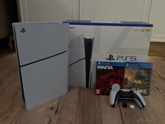 Predám PlayStation 5 Slim – TOP stav + hry