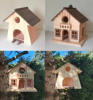 Vtáčia búdka krmitko