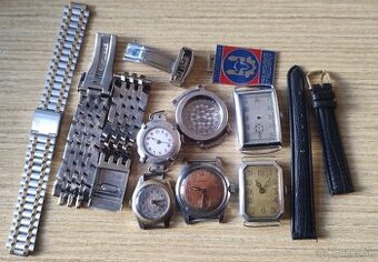 Konvolut hodinek, hodinky remienky cena za komplet