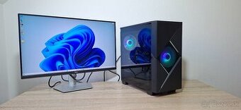 Herný pcRYZEN 5 5500/512gb NVME/RX5700XT 8GB+27LCD QHD