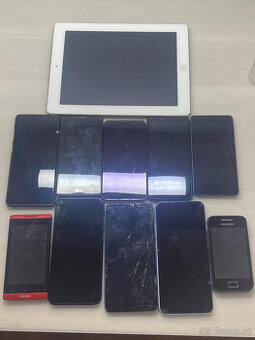 Predám 15 telefonov + tablet