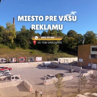 REKLAMNÁ PLOCHA BANNER