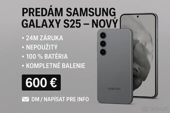 Predám samsung galaxy s25