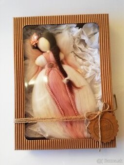 Víly anjelky vyrobené z plste