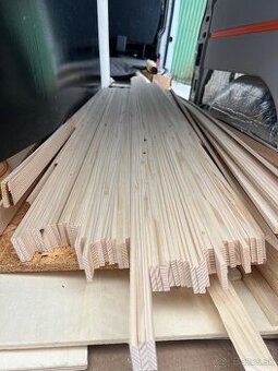 Smrekové lamely hoblované