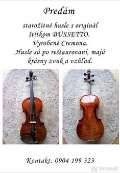 Predám Husle