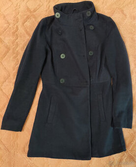 kabát tmavomodrý XS