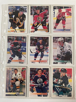 Hokejové kartičky WIEN 96, Premier, Ultra, Hockey legends