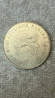 Stříbrná mince Nizozemsko 10 Gulden 1973 (Ag 720, 25g)