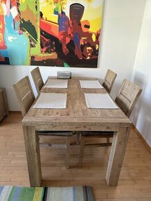 Stôl a 4 stoličky - 1
