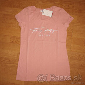 Tommy Hilfiger dámske tričko ružové