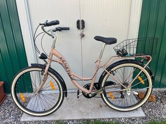Mestský retro dámsky bicykel