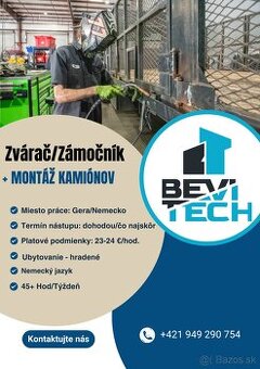 Zámočník (zvárač CO2) - Nemecko (Gera)