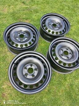 Predám 4x plechové disky 5x112 r15
