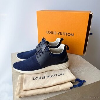 Originál LOUIS VUITTON pánske modré navy tenisky topánky