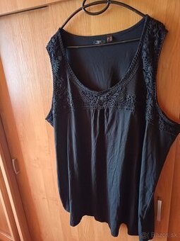 Top s čipkou pre moletky xxxl