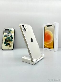 iPhone 12 WHITE 128GB TOP STAV NOVÁ BATÉRIA