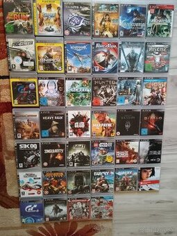 Predám hry na PS3 - 40 ks, 10 eur za kus - PlayStation 3