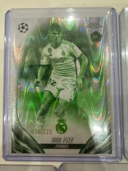 TOPPS CHROME FUTBALOVÉ KARTIČKY KARTY