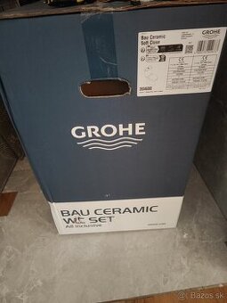 Záchod, wc Grohe rimles s wc doskou nový
