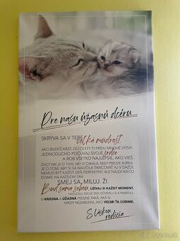 Pre úžasnú dcéru (motivačný obraz)