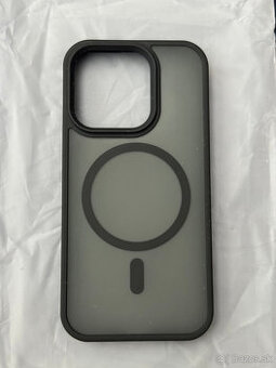 Obal na iPhone 15 Pro, MagSafe – čierny