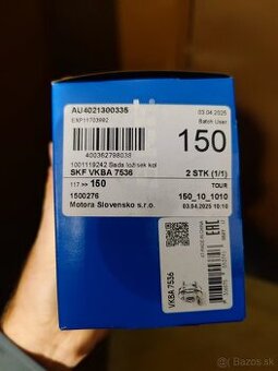 🧩 Ložisko predného kolesa SKF VKBA 7536