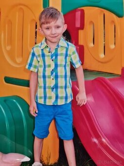 Svieži letný set tyrkys/lime veľ.110