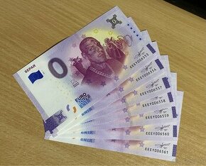 Separ - 0€ bankovka č. 6553-6554, 6557-6561