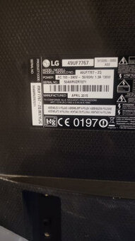 49'' LG ULTRA HD 4K TV