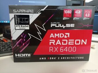 Sapphire AMD RX 6400 4GB GDDR6 low profile