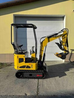 Nový minibager 1,2t, mimoosé kopanie