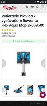 Vytieraca hlavica Rowenta