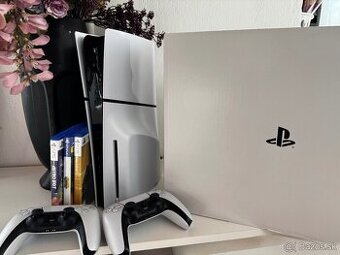 PlayStation 5 (Slim)-1 TB + 2x dualsens + hra death strandin