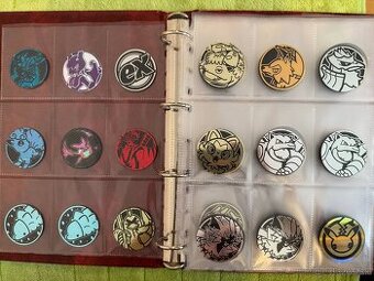Predam 90x Pokemon TCG coins / mince