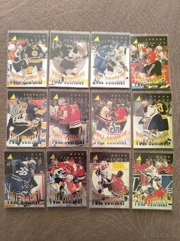 Hokejové kartičky - Pinnacle full contact 1995