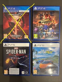 Hry na PS4 a PS5