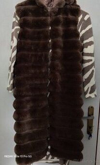 Kožušinková vesta-m,l