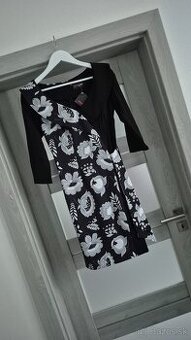 Nové čierno-biele šaty v.S, PC 72€